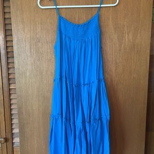 Elegant Blue Women's Dress